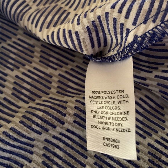 HALOGEN GEO PATTERN TUNIC SIZE X SNALL - Picture 10 of 12